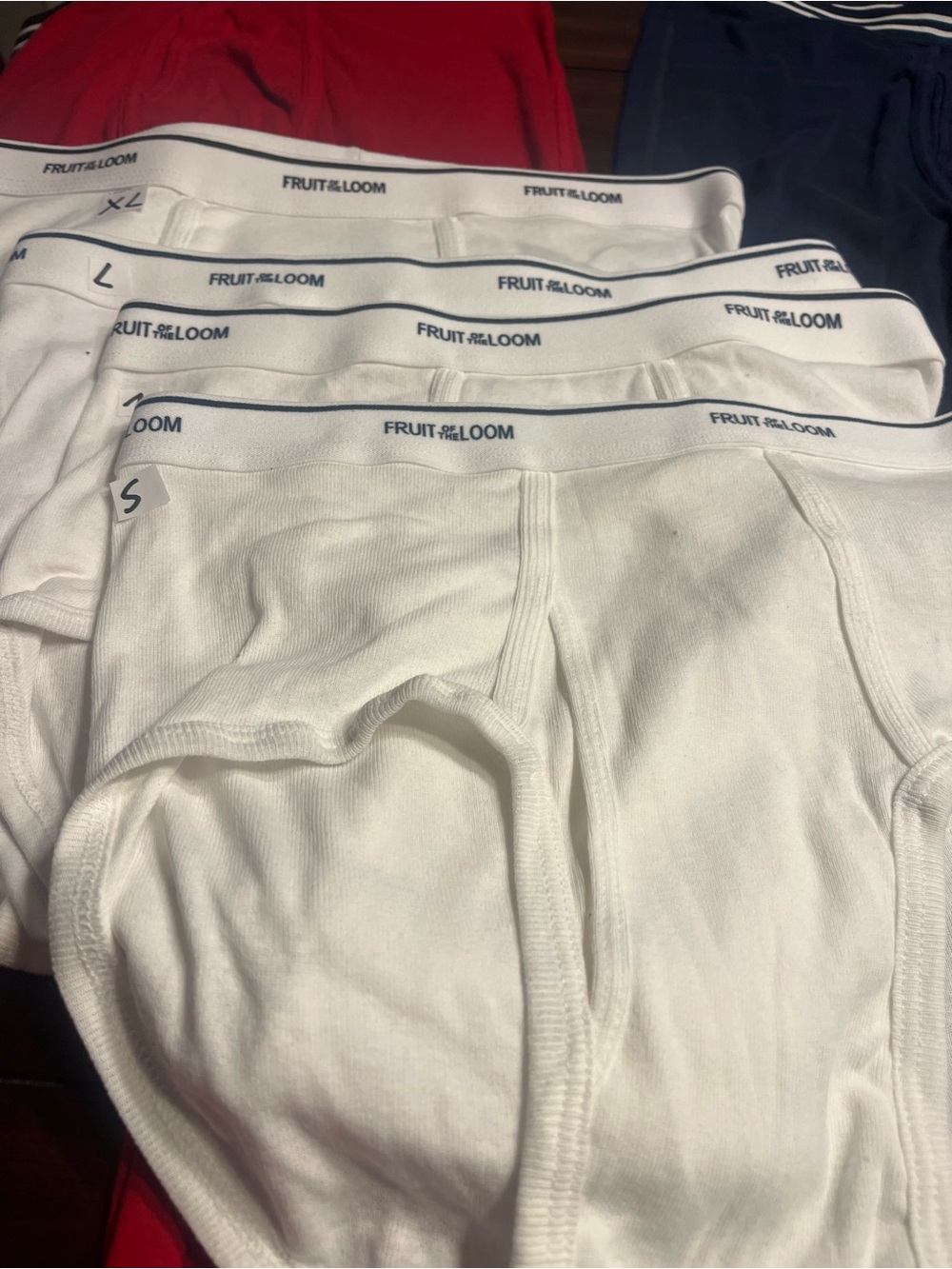 5 fun Classic Fruit of the Loom White  Men’s Briefs - xl l m s boy small lot 31